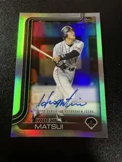 MLB☆松井秀喜 24ToppsTranscenden25枚限定直筆サインカード - メルカリ