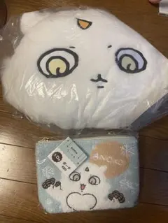 ちいかわ一番くじ　D賞　あの子クッションポーチ　セット