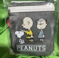 新品未使用品☆ PEANUTS スヌーピー　エコバッグ　グレー