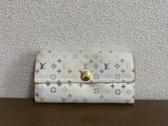 ルイヴィトン　マルチカラー　モノグラム　ポルトフォイユサラ　長財布