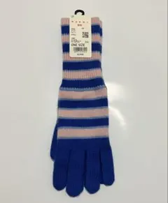 UNIQLO ユニクロ MARNI マルニ ボーダーカシミアグローブ 手袋