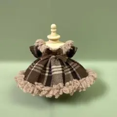 ドール服 ハンドメイドワンピース457