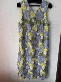 カラフルケミカルレースワンピース lily brown