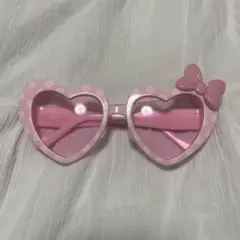 ミニー サングラス ハート ピンク