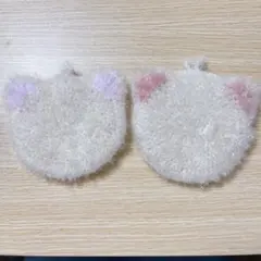 スセミたわし 猫型 2個セットのサムネイル