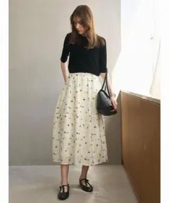 定価13,970円 新品 ミラ オーウェン ポケットデザイン ボリュームスカート