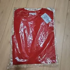 フリル付きTシャツ 赤 のみ