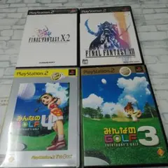 PS2 ソフト 4本セット まとめ売りパケ説明書痛みあり