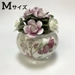 エインズレイ　エリザベスローズ　ローズ　陶花　Mサイズ　1点　バラ　レア エインズレイ エリザベスローズ ローズ 陶花 Mサイズ 1点 バラ レア