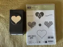 スタンピンアップ　スタンプ・パンチセット/ハート