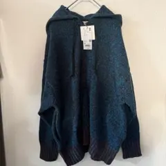 ユニクロ✖️MARNI ミックスカラーニットオーバーサイズフルジップパーカー