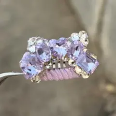 犬用　クリスタルヘアクリップ