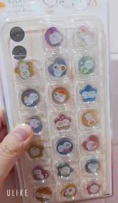 正規品　おはじきシール　 DAIFUKU 　大福エナガ