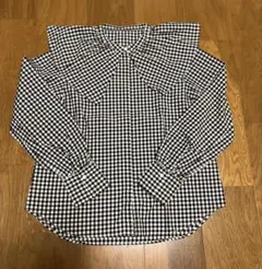 OPAQUE.CLIP(オペークドットクリップ) ギンガムチェックのブラウスS寸