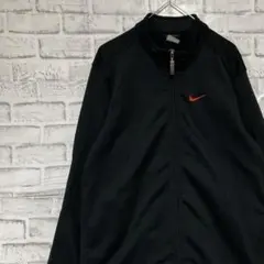 ナイキ ジャージ　トラックジャケット　ブラックSロゴ刺繍87