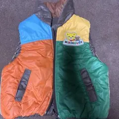 Miki House キルティングベスト