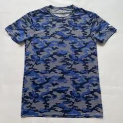 PUMA プーマ 半袖 ドライTシャツ L カモフラ 迷彩 ブルー スポーツのサムネイル