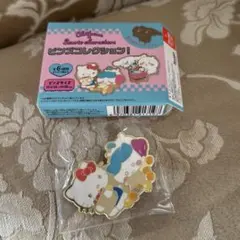 ちいかわ、サンリオ、コラボ、ピンズコレクション ハチワレ、キティ