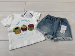 breeze ブリーズ　Tシャツ　ショートパンツ　ベビー　80cm セット新品