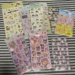 キャラクターシール 8点まとめ売り