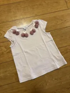 エニファム　ピンクさくらんぼカットソー