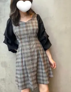 MAJESTIC LEGON ガーリーバックリボンワンピ