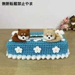 ハンドメイド☆ボックスティッシュカバー☆ティッシュケース