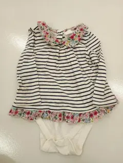 baby GAP ストライプロンパース 12-18ヶ月