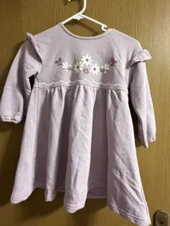 美品 お花プリント　ワンピース　120cm