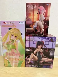 To LOVEる ダークネス ネメシス モモ 金色の闇 フィギュア 3種セットのサムネイル