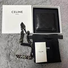 CELINE トリオンフ エンボス 二つ折り財布 メンズレディース両方可のサムネイル