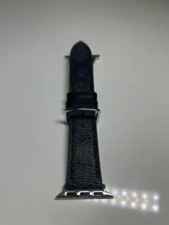 COACH Apple Watch用 ブラックレザーバンド　41mm