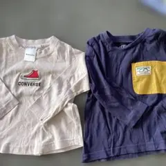 子供用長Tシャツ6枚セット （CONVERSE, FITENNA, H&M）