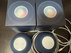 Apple Pod mini 黒 白　2個セット 2025年最新】Homepod mini 2個セットの人気アイテム - メルカリ