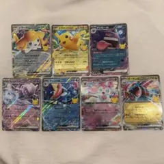 30th ポケモンカード ex ジラーチ ピカチュウ ニンフィア ゲンガー