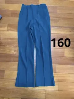 グリーン　ズボン　スラックス　160cm