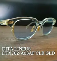 【希少品】DITA LINEUS DTX702-A03AF クリアゴールド