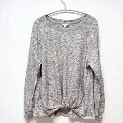 TIME AND TRU グレー系 長袖ニット L