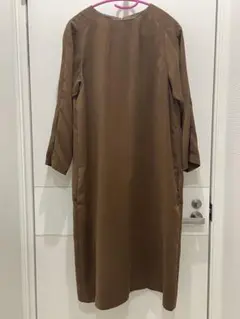 スエード ロングワンピース