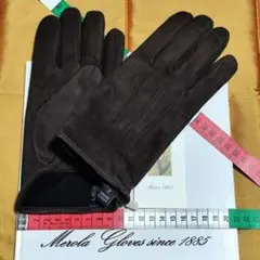 今季 メローラ スエード緑色 カシミア黒 グローブ 革手袋 MEROLA 今季 メローラ スエード緑色 カシミア黒 グローブ 革手袋 MEROLA