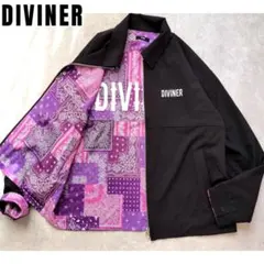 【完売品】DIVINER ディバイナー リバーシブル ジャケット ペイズリー 紫