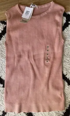 【UNIQLO】UVカットリブノースリーブセーター