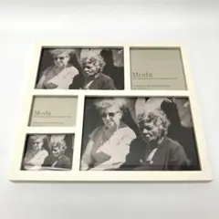 Moda マルチフォトフレーム オフホワイト 北欧風 木製 写真立て 壁掛けのサムネイル