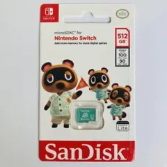 任天堂スイッチ switch 推奨 マイクロSDカード サンディスク 512GB
