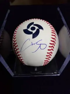 2023 WBC優勝 大谷翔平　サイン入りボール　サムライジャパンのサムネイル