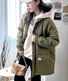 Java 中綿bigシルエットブルゾン