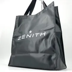 ZENITH ゼニス トートバッグ PVC 縦型 ショッパー型 黒 ブラック