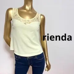 【2729】rienda ノースリーブ シャツ F