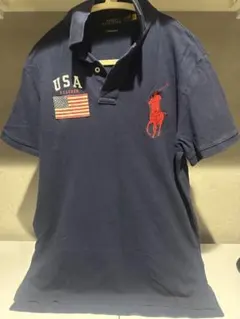 Polo Ralph Lauren ネイビーポロシャツ M