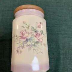 imane イマン ホーロー キャニスター ローズ柄 ビビアンピンク 新品
